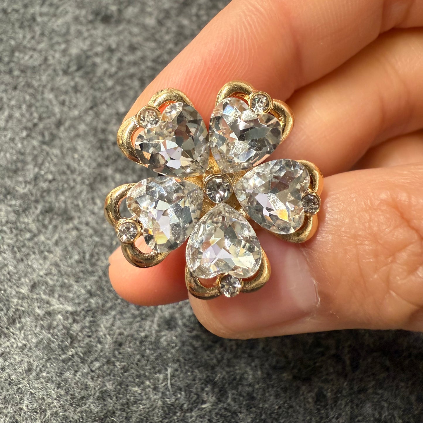 Fancy Metal GEM Rhinestone Flowers Cat Butterfly and more Shoes Charms for DIY Unique Special Shoes
