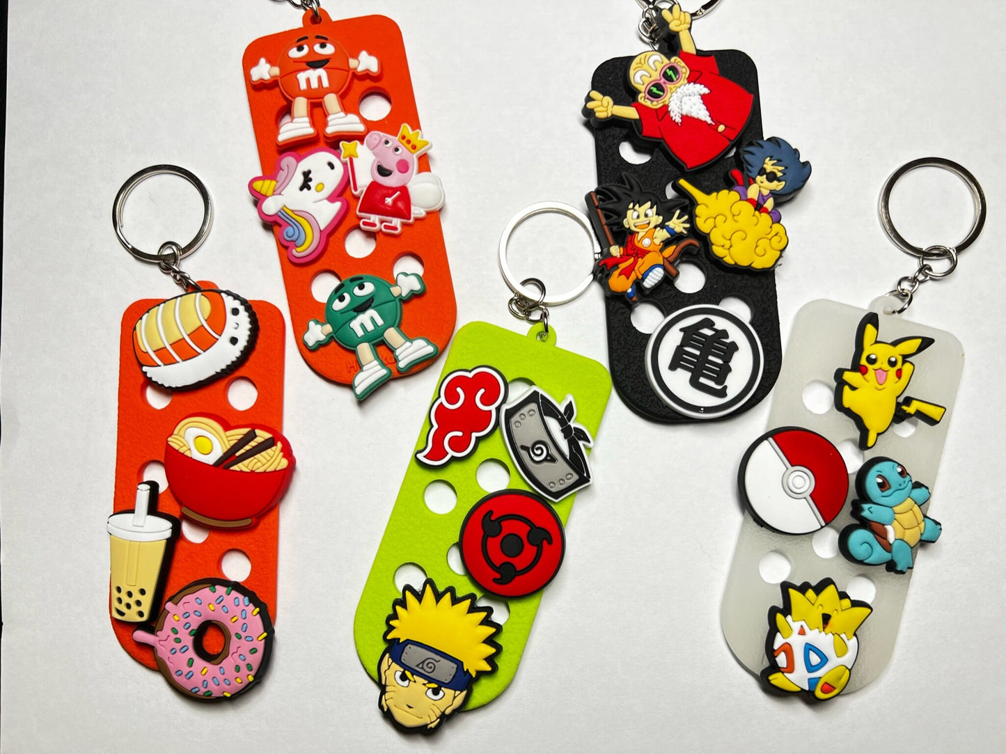 Key Chain Strips Colorful for DIY Unique Special KEYCHAIN Glow in the Dark Keychain Best Quality JuliesDecalDesign