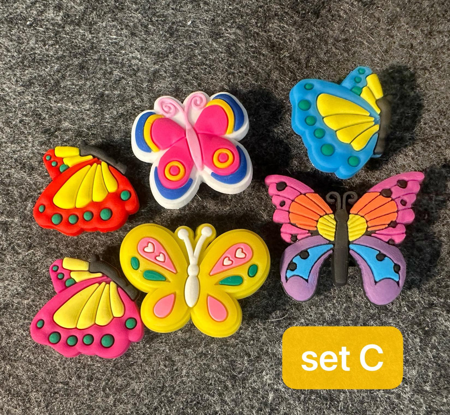 Garden Insects Bumble Bees Dragonfly Butterfly Ladybug Design Theme Shoe Charms