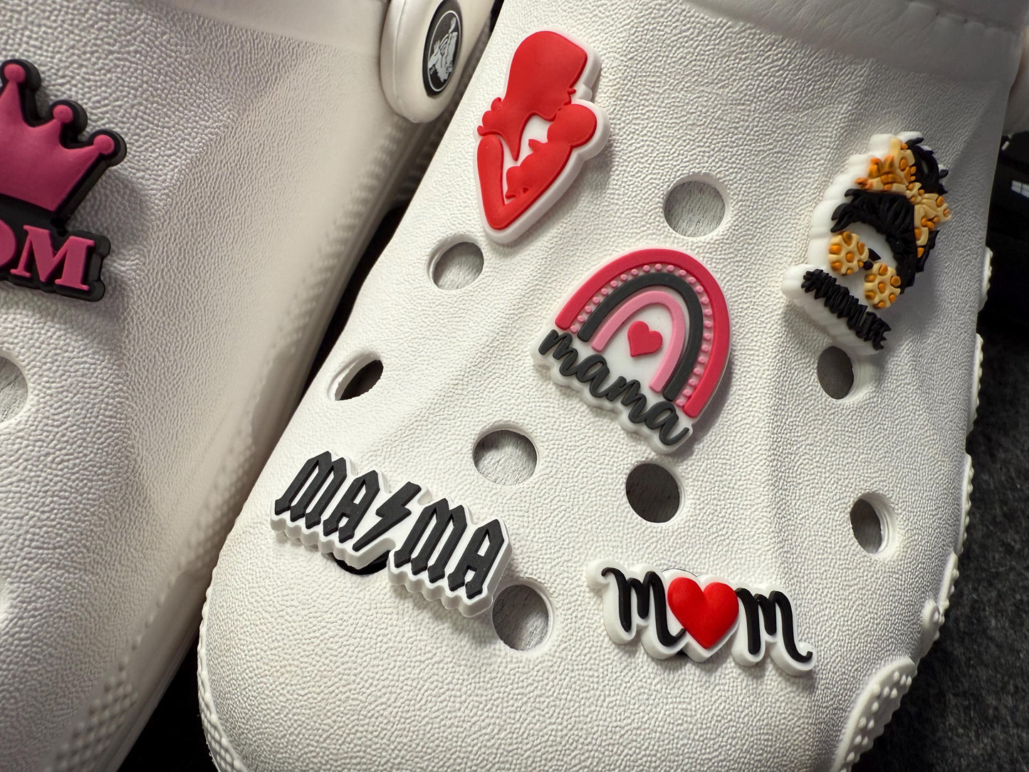 I love MOM MAMA Mother's Day Gifts Mom and baby shoe charms