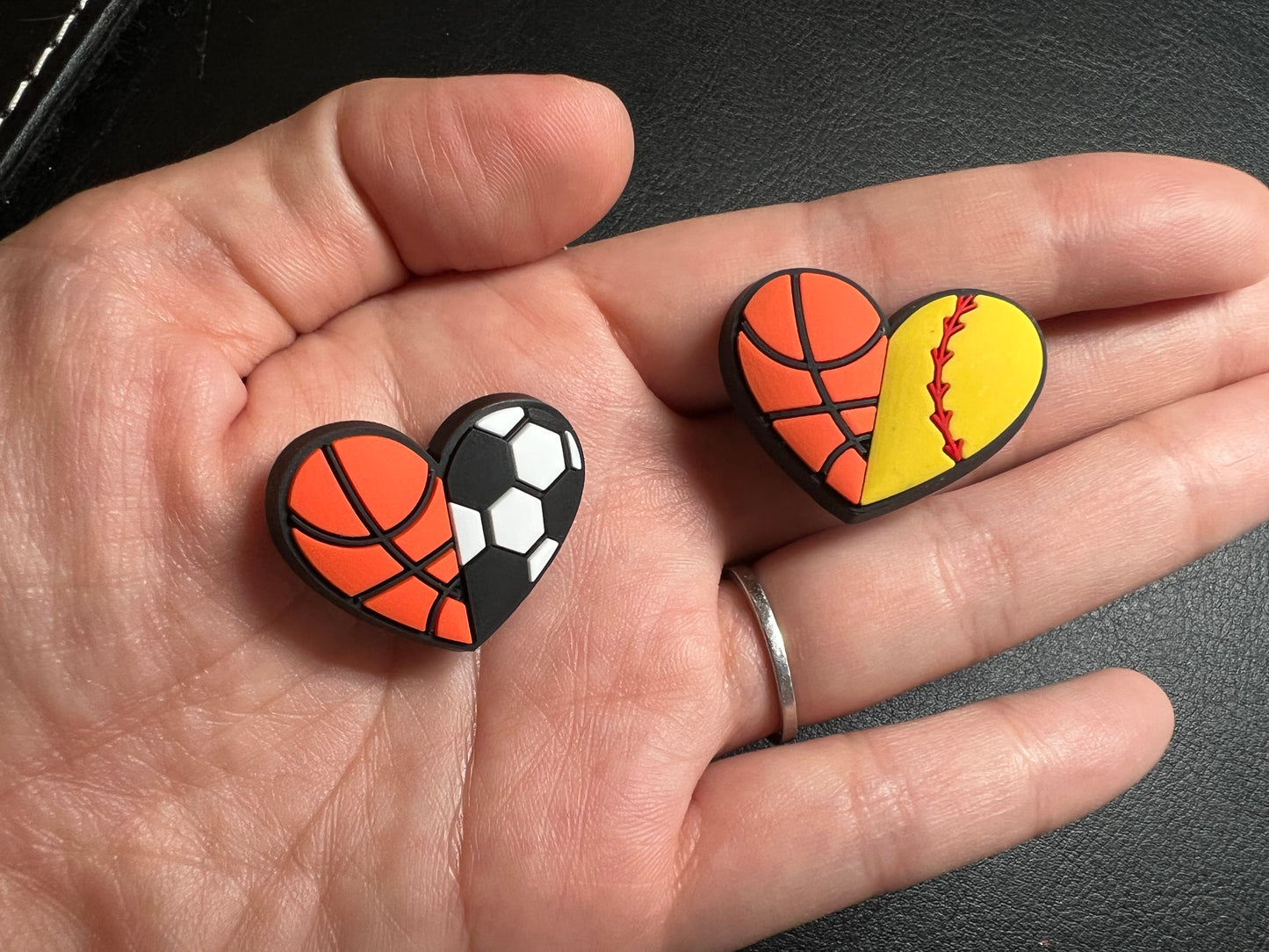 Amante de los deportes de baloncesto Diseño Tema Encantos del zapato Mejor calidad JuliesDecalDesign