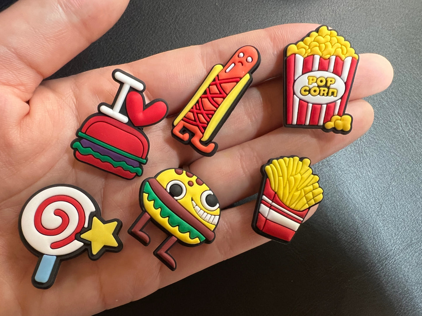 Yummy food Fries Avocado Mushroom pumpkin Carrot Watermelon Strawberry Pineapple Grape Farm and more Shoe Charms Julies Decal