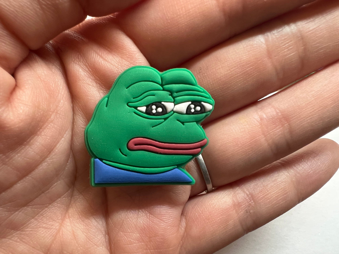 Green Frog Design Shoe Charms