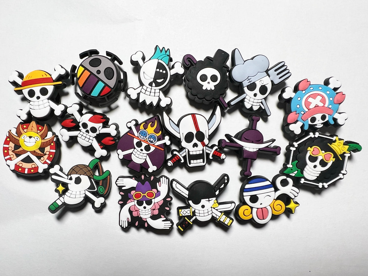 skull Design Theme shoe charms JuliesDecalDesign