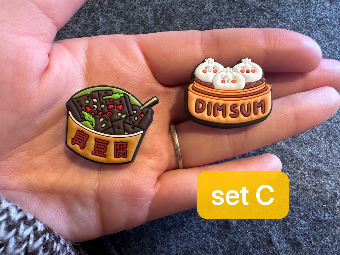 Yummy Food Design Theme Fast food sweet food Japanese food Chinese food and more shoe charms