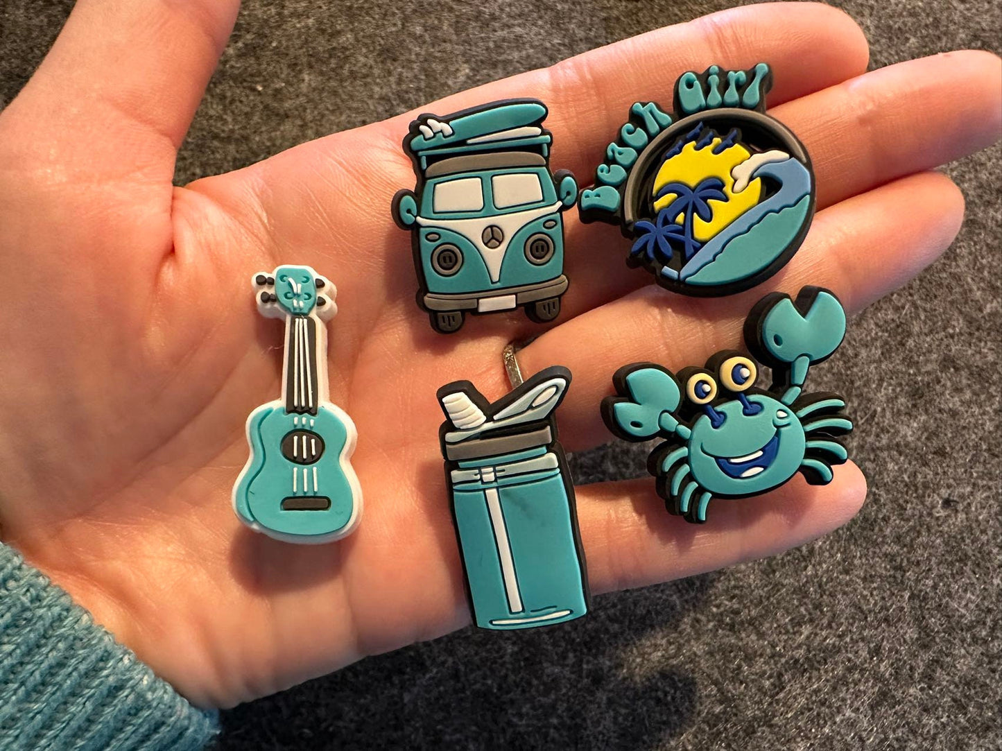 Blue Theme Fancy shoe charms Beach lifestyle and more