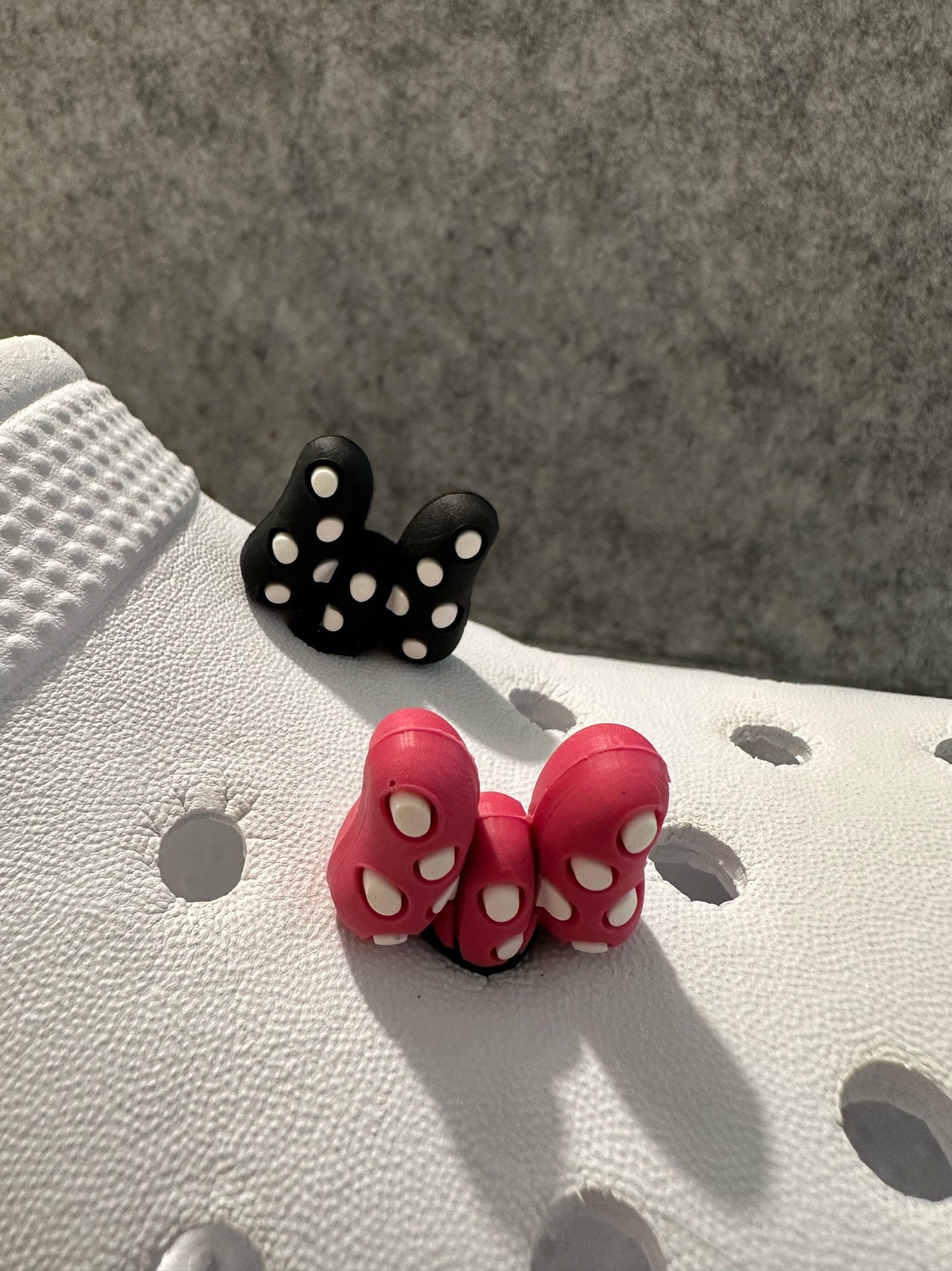 3D dots strawberry mushroom bow and More Shoe Charms Best Quality JuliesDecalDesign