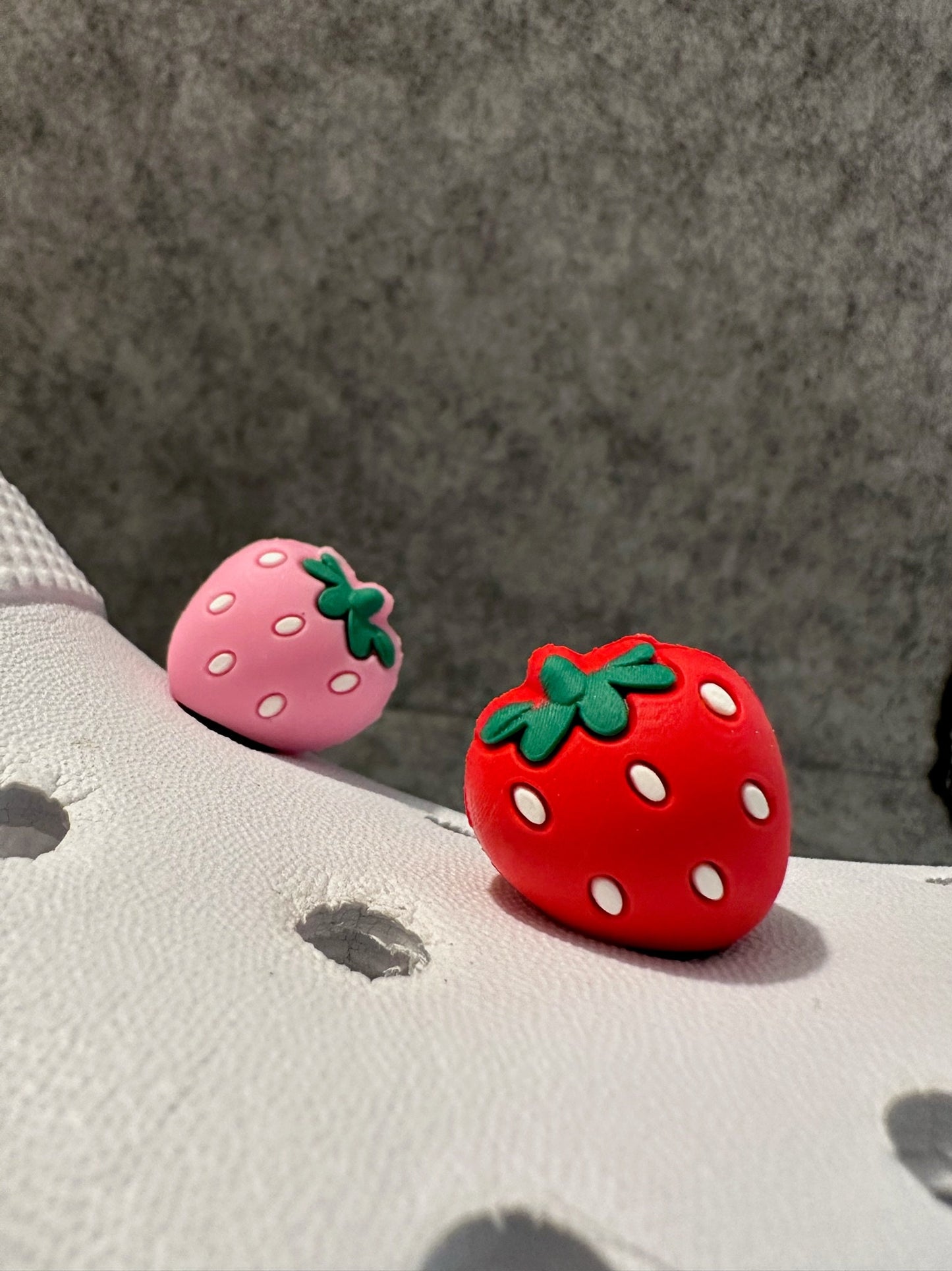 3D dots strawberry mushroom bow and More Shoe Charms Best Quality JuliesDecalDesign