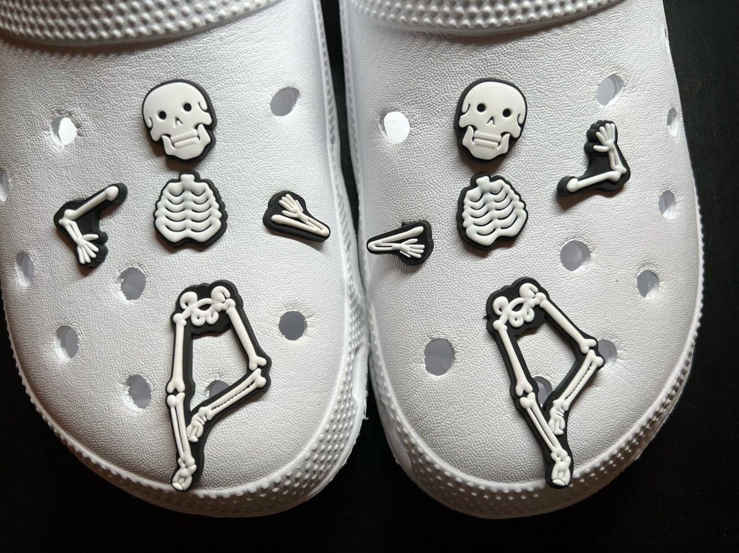 5 piezas esqueleto Halloween zapato encantos mejor calidad JuliesDecalDesign