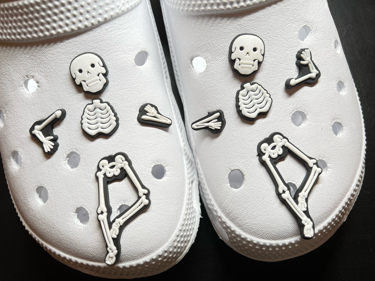 5 piezas esqueleto Halloween zapato encantos mejor calidad JuliesDecalDesign