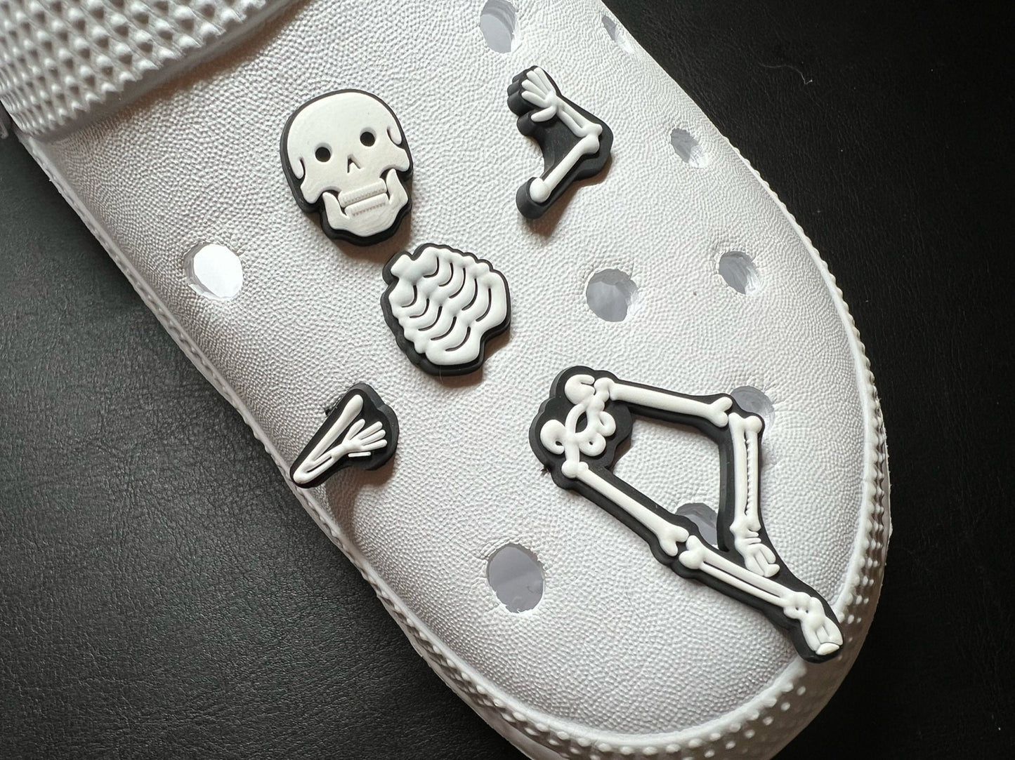 5 piezas esqueleto Halloween zapato encantos mejor calidad JuliesDecalDesign