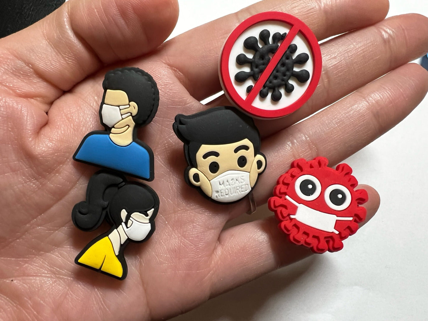 Germs/pandemic/virus theme shoe charms