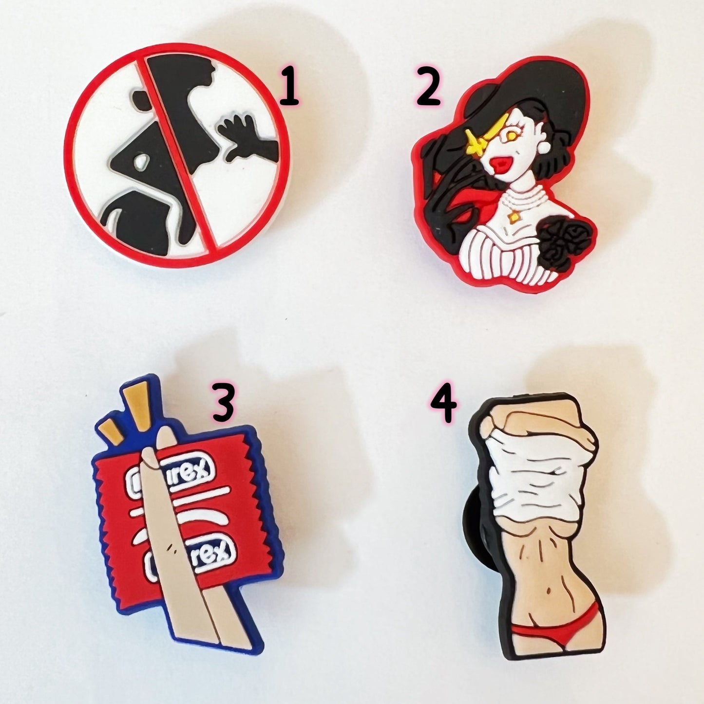 Sexy lady love yourself Theme Shoe Charms Best Quality JuliesDecalDesign
