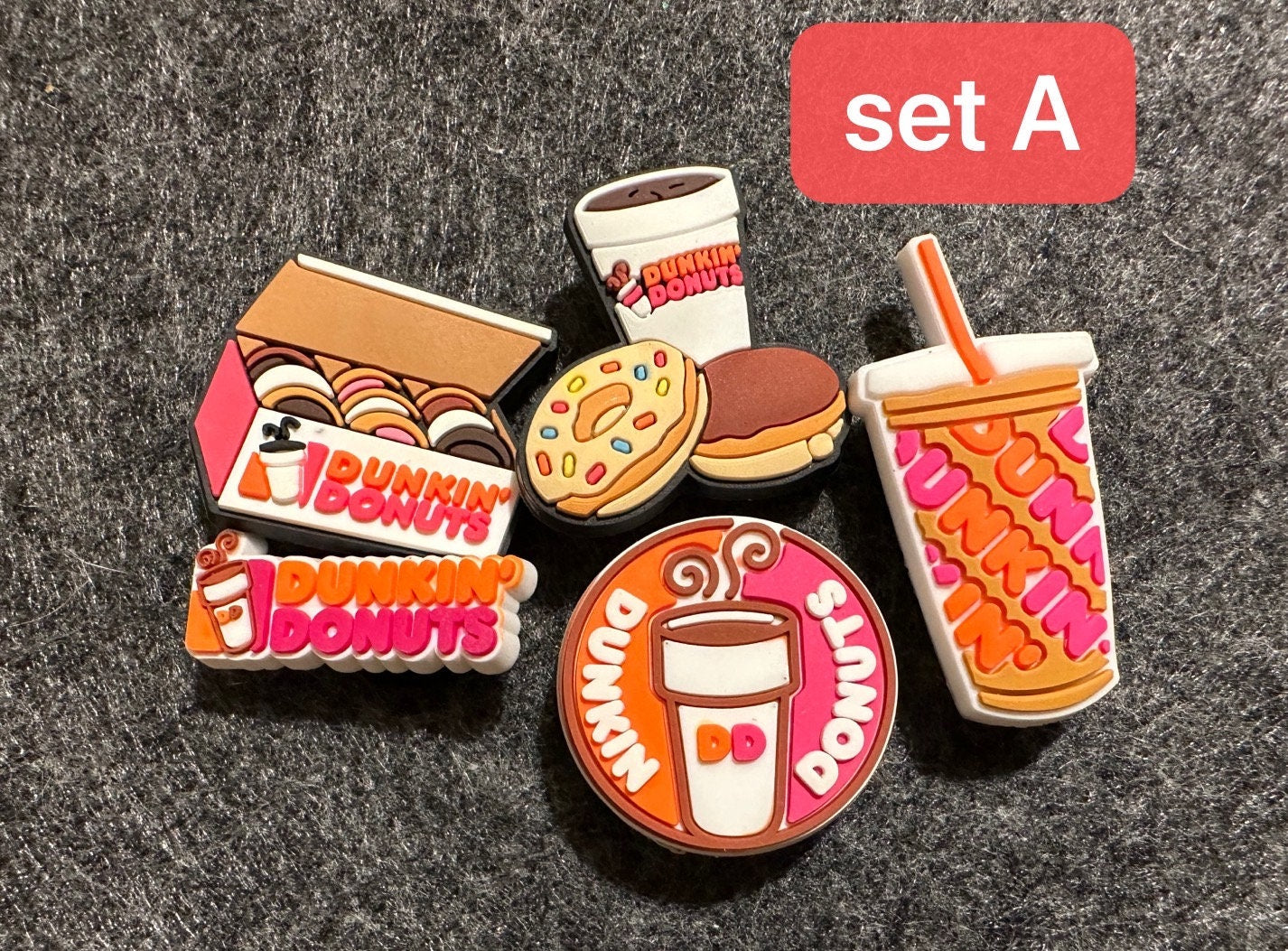 Donuts and more shoe charms