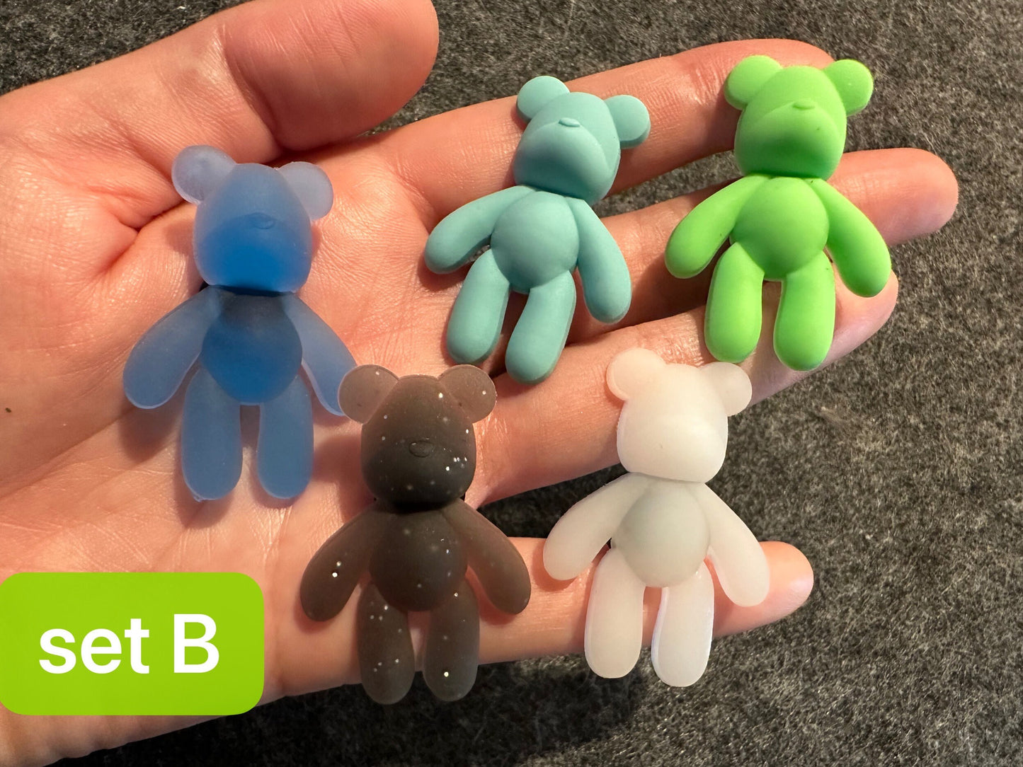 3D cute Bear Theme Fancy shoe charms and more