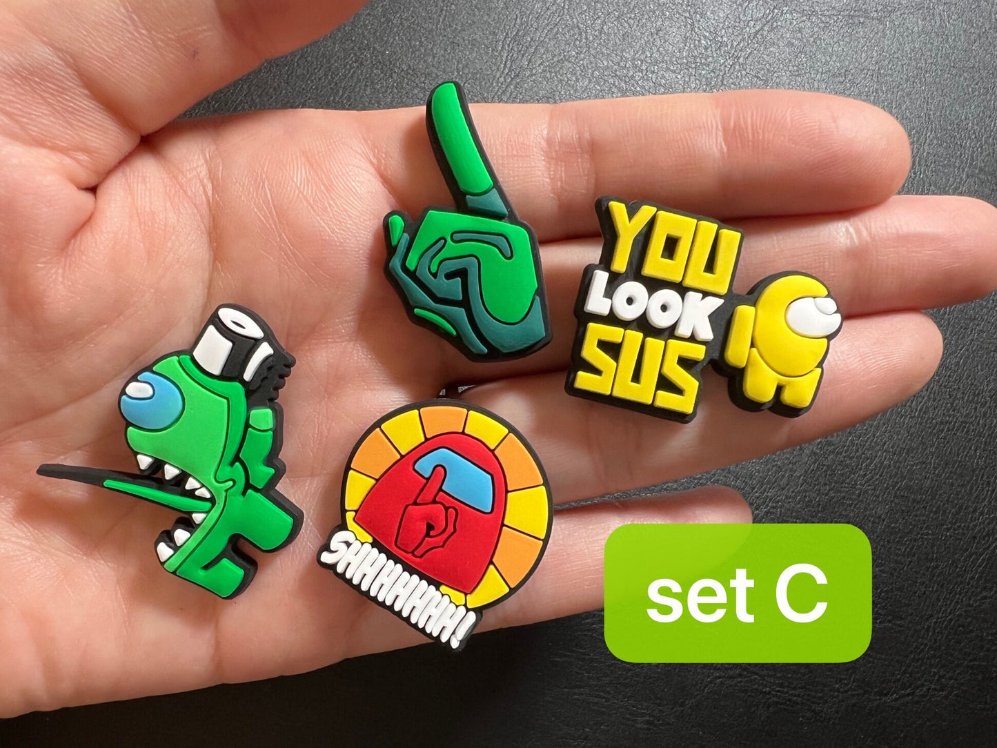 Amuletos de zapatos con tema de juego JuliesDecalDesign