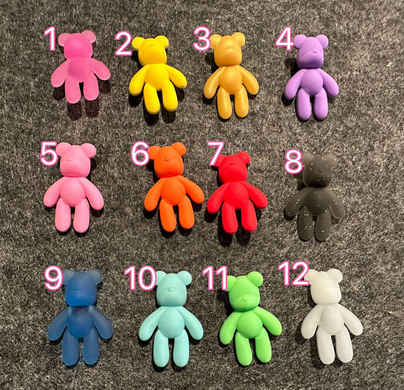 3D cute Bear Theme Fancy shoe charms and more