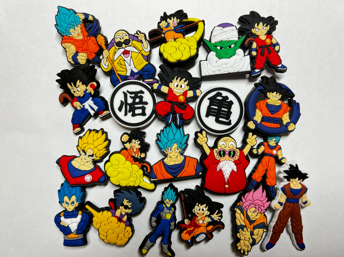 Dragon Balls anime shoe charms JuliesDecalDesign