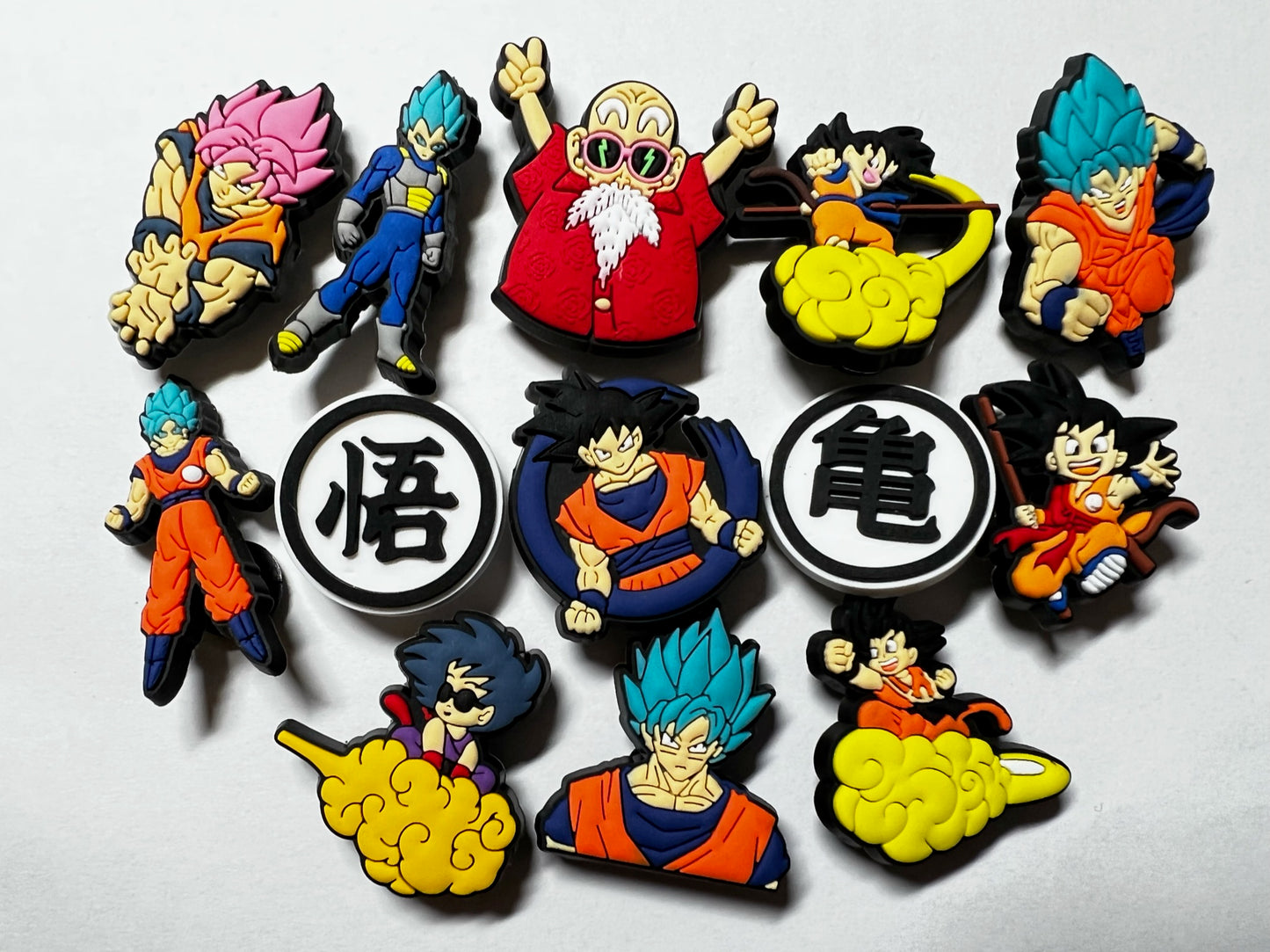 Dragon Balls anime shoe charms JuliesDecalDesign