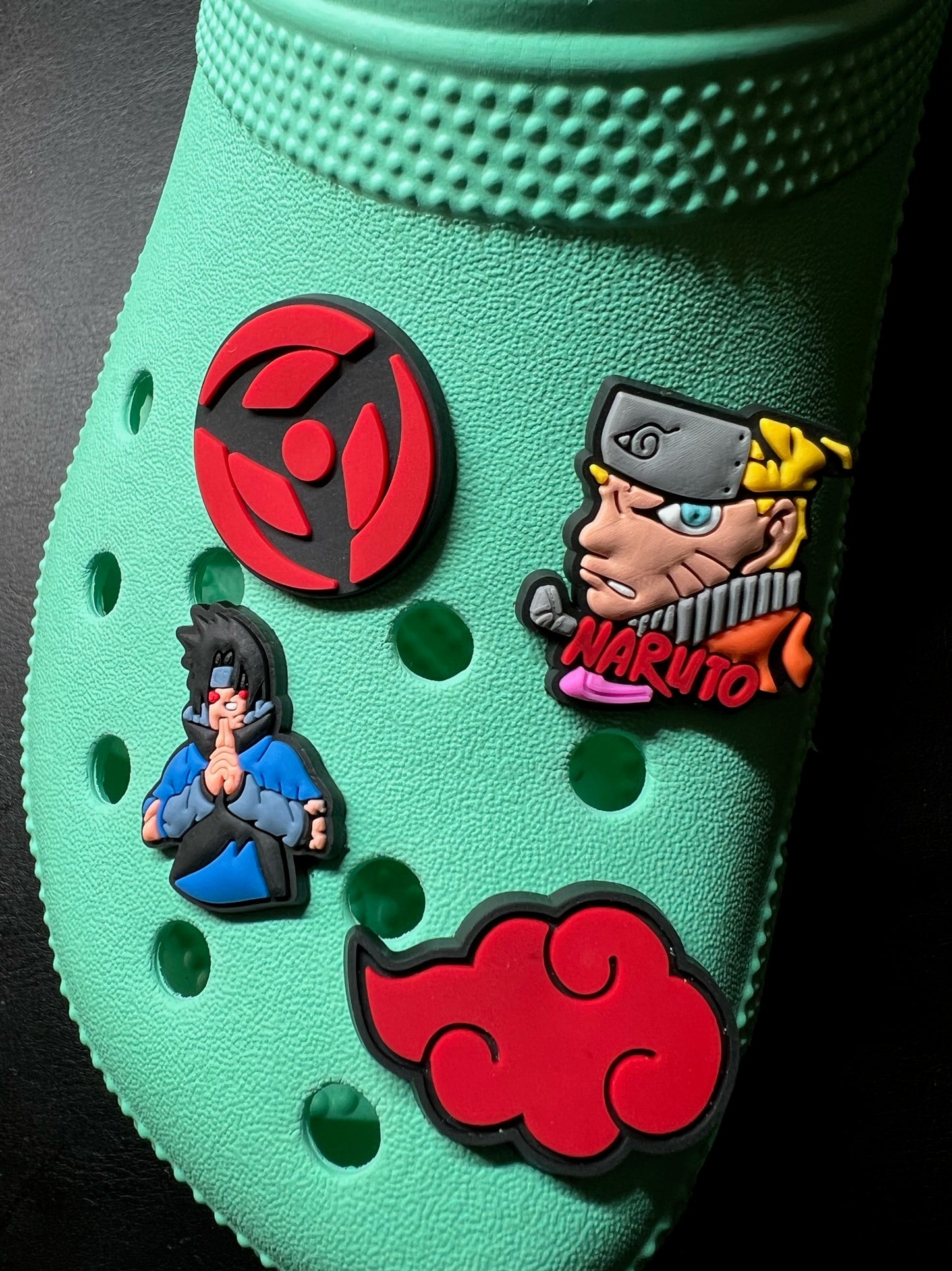 Amuletos de zapatos Naruto Croc Amuletos de calcomanías de zapatos Amuletos de anime JuliesDecal