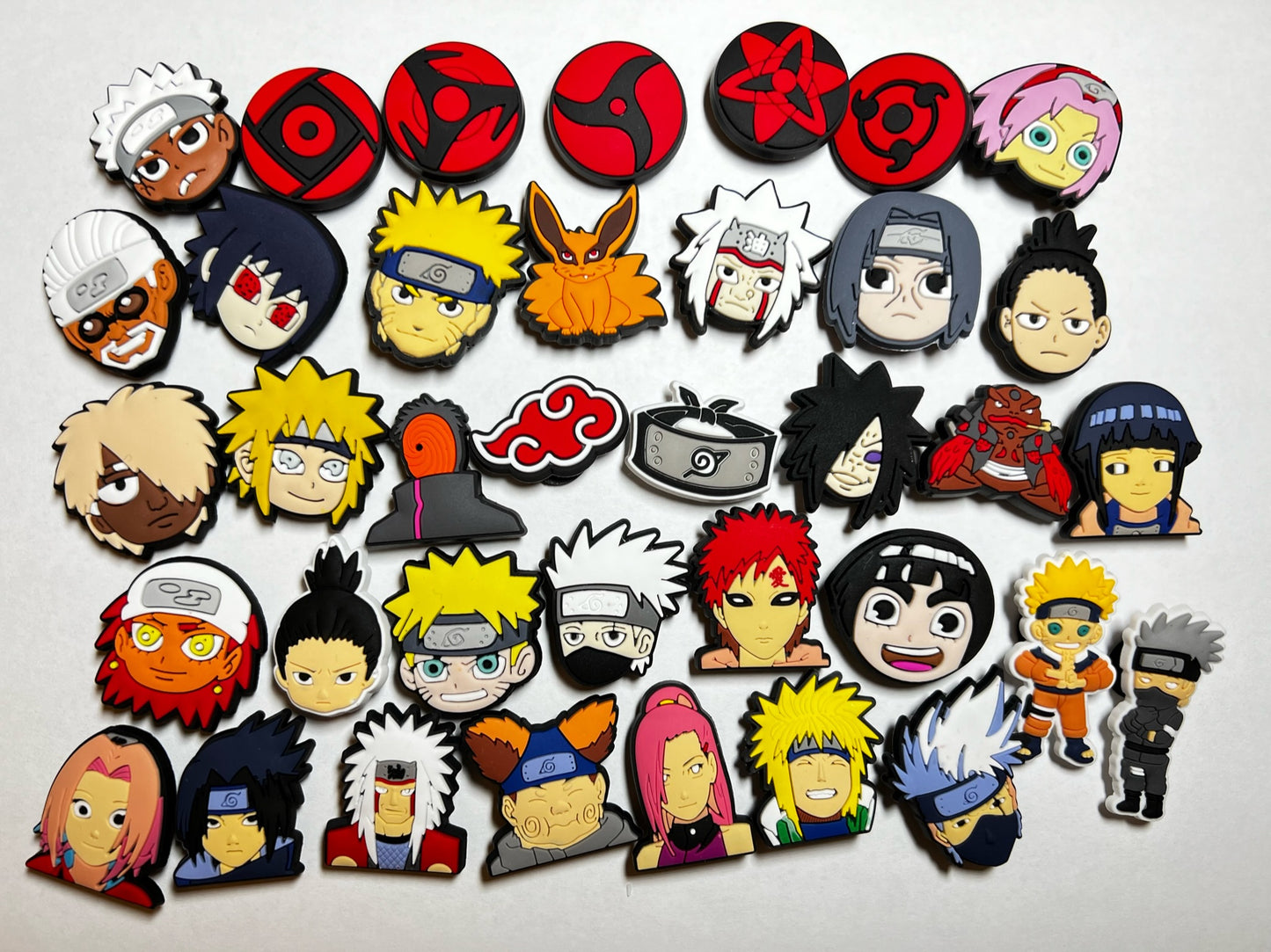 Amuletos de zapatos Naruto Croc Amuletos de calcomanías de zapatos Amuletos de anime JuliesDecal