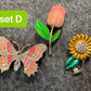 Fancy Metal GEM Rhinestone Flowers Bird Butterfly Cactus Pineapple Owl Spider Elephant and more Shoes Charms for DIY Unique Special Shoes