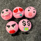 3D Emoji face cute angry love cool and More Shoe Charms Best Quality JuliesDecalDesign