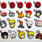 Naruto Croc shoe charms Shoe Decal Charms JuliesDecal anime charms