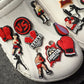 BOXING Gym Workout Exercise theme shoe charms