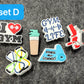 Gym Workout Exercise Fitness theme shoe charms