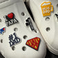 I love Dad PAPA Father's Day Gifts shoe charms
