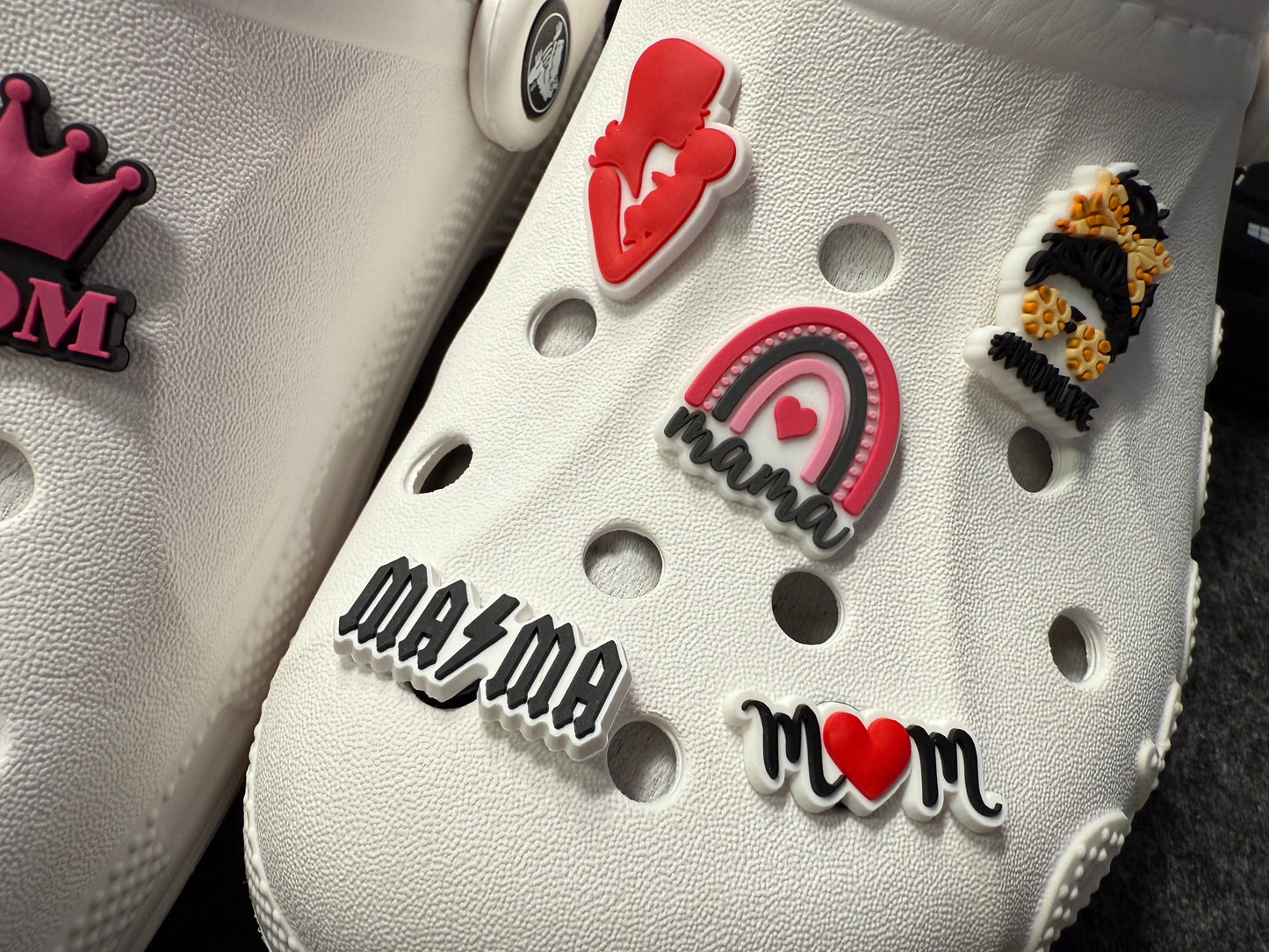 I love MOM MAMA Mother's Day Gifts Mom and baby shoe charms