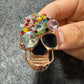 Fancy Metal rhinestone Skull skeleton Halloween Shoe Charms JuliesDecalDesign
