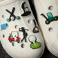 Golf Shoe Charm Golf Ball Shoe Charm Gift for Dad Stocking stuffer Exercise theme shoe charms