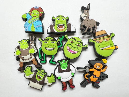 Shrek Croc shoe charms Shoe Decal Charms JuliesDecal anime charms Disney