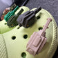Large size 3D Tank Theme Fancy shoe charms also can be a keychain