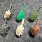Large size 3D Tank Theme Fancy shoe charms also can be a keychain