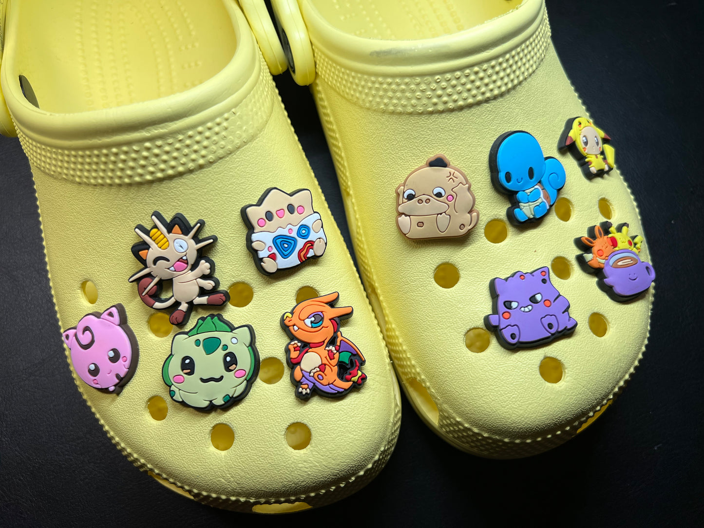 Amuletos de zapatos Pokemon Croc Amuletos de calcomanías de zapatos Amuletos de anime JuliesDecal