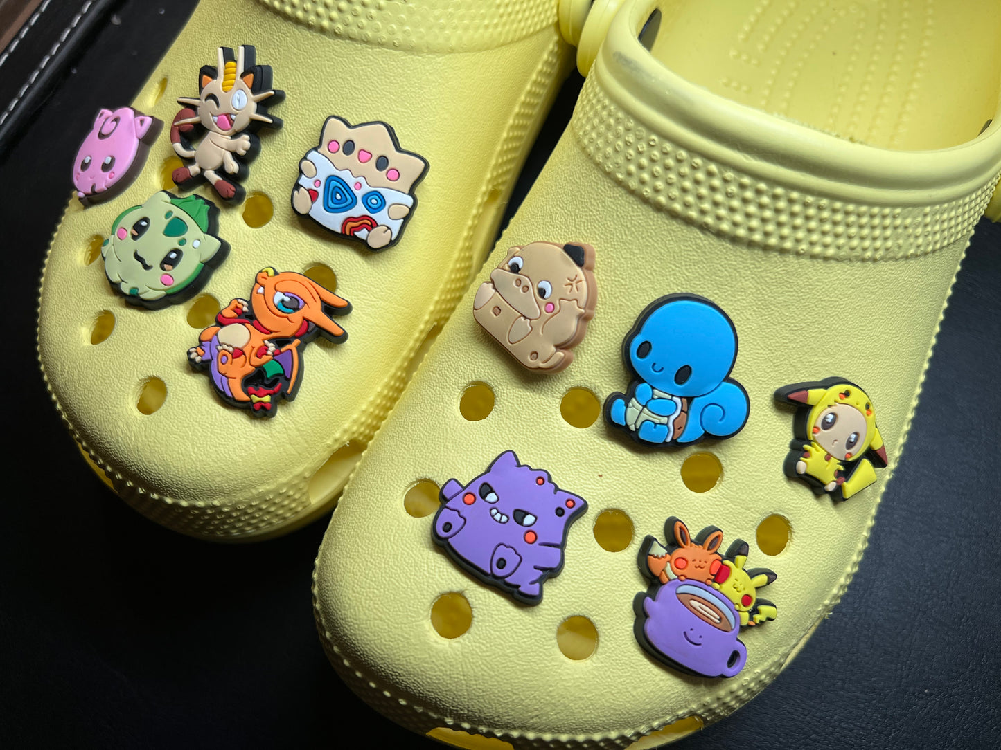 Amuletos de zapatos Pokemon Croc Amuletos de calcomanías de zapatos Amuletos de anime JuliesDecal