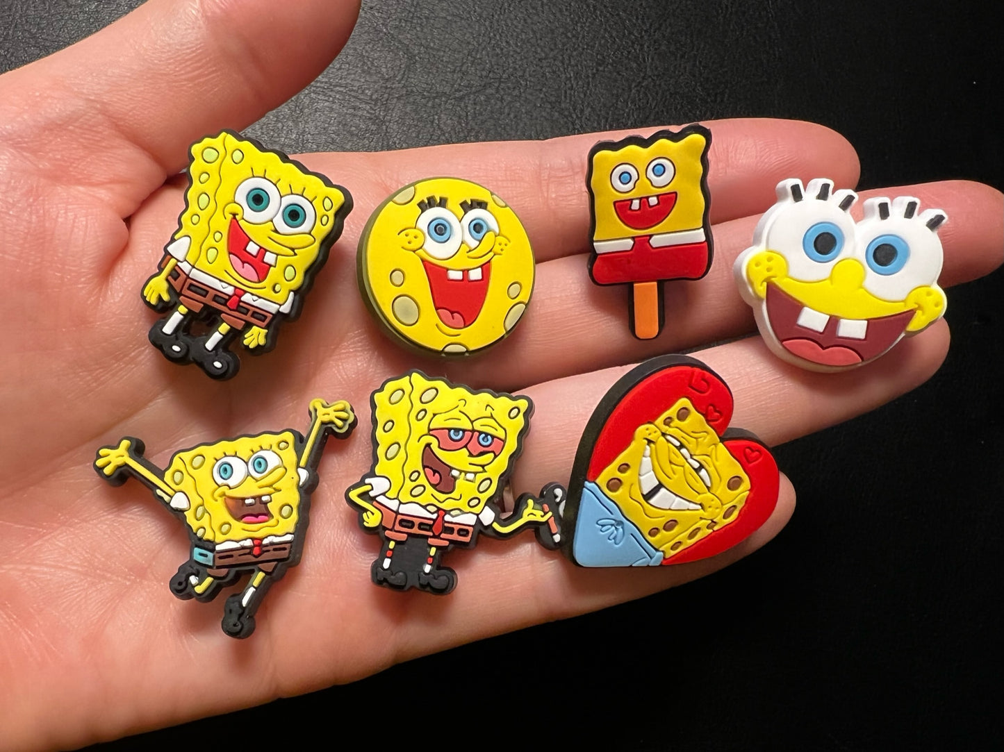 Bob l'éponge SquarePants Charmes de chaussures Croc Charmes de décalcomanies de chaussures JuliesDecal charmes d'anime