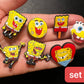 SpongeBob SquarePants Croc shoe charms Shoe Decal Charms JuliesDecal anime charms