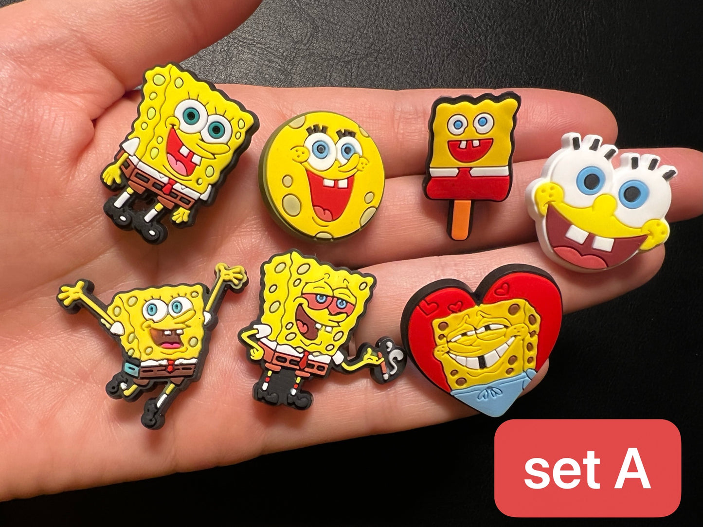 SpongeBob SquarePants Croc shoe charms Shoe Decal Charms JuliesDecal anime charms