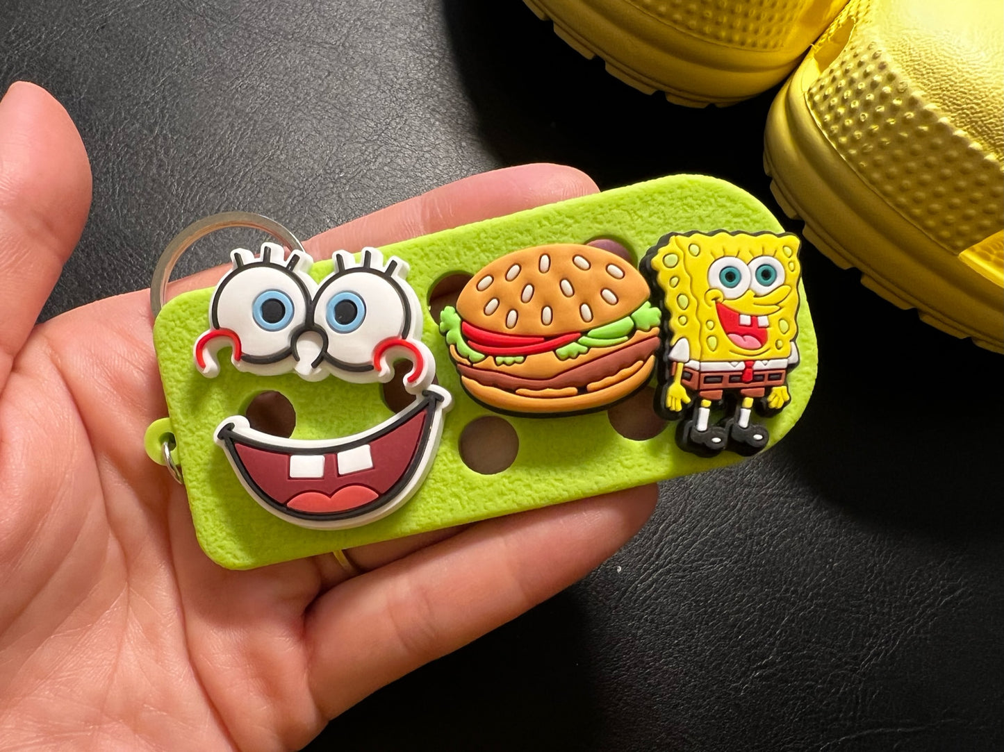 Bob l'éponge SquarePants Charmes de chaussures Croc Charmes de décalcomanies de chaussures JuliesDecal charmes d'anime