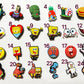 SpongeBob SquarePants Croc shoe charms Shoe Decal Charms JuliesDecal anime charms