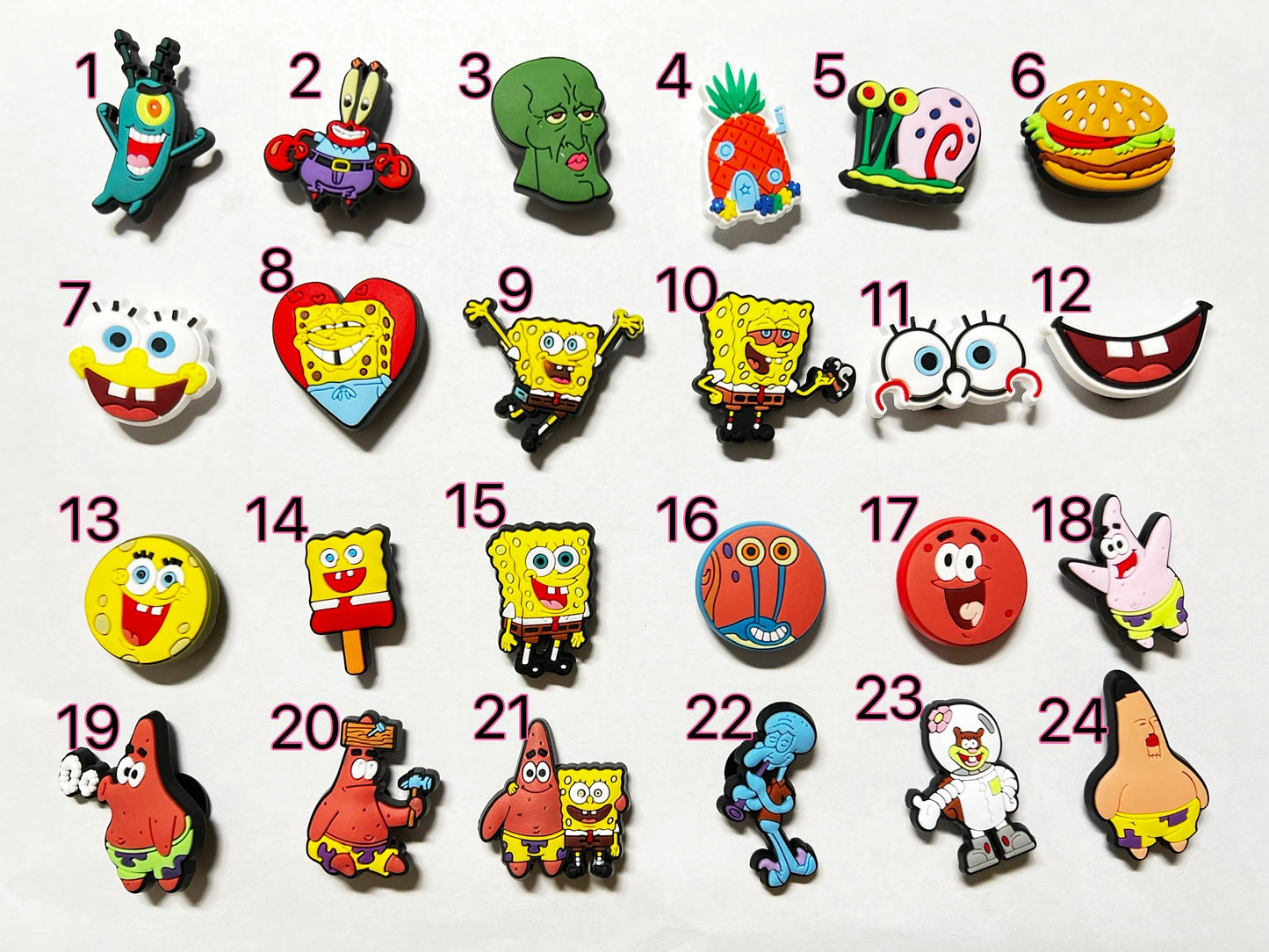 SpongeBob SquarePants Croc shoe charms Shoe Decal Charms JuliesDecal anime charms