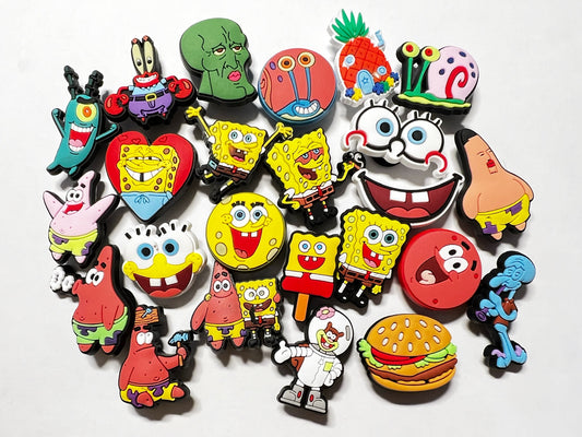 SpongeBob SquarePants Croc shoe charms Shoe Decal Charms JuliesDecal anime charms