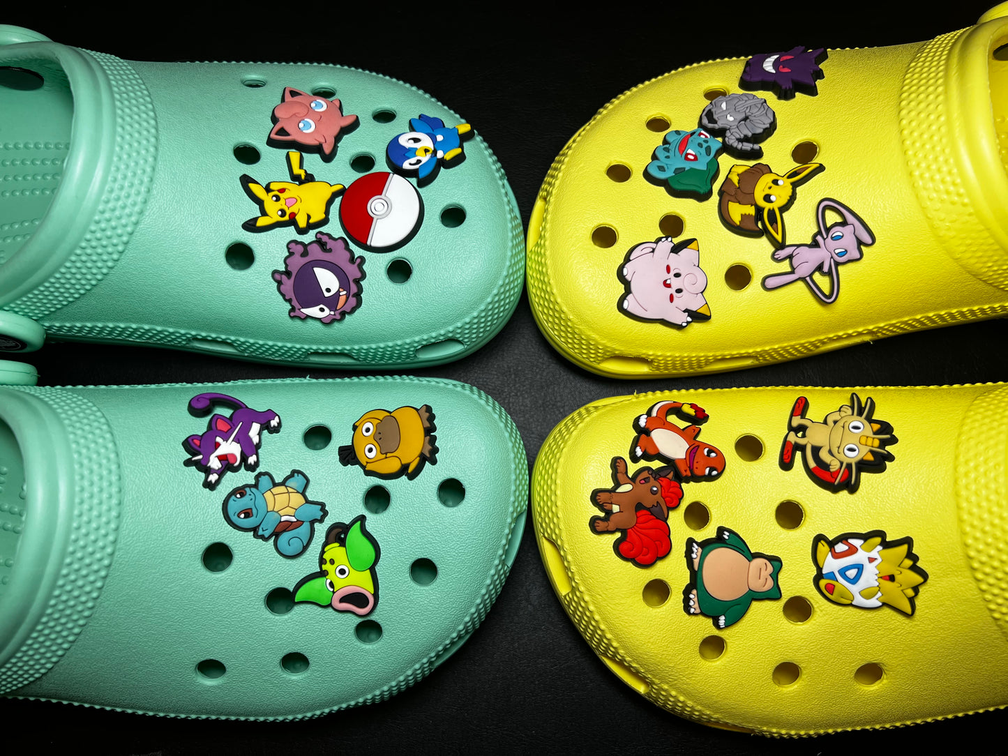 Charmes de chaussures Pokemon Croc Charmes de décalcomanies de chaussures JuliesDecal charmes d'anime