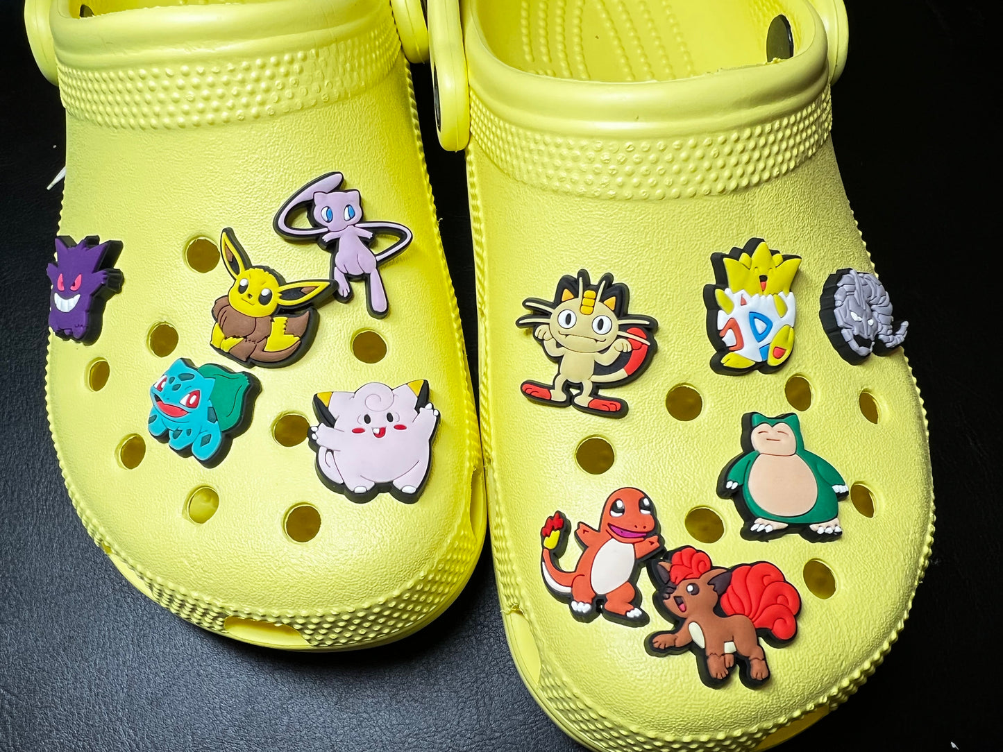 Amuletos de zapatos Pokemon Croc Amuletos de calcomanías de zapatos Amuletos de anime JuliesDecal