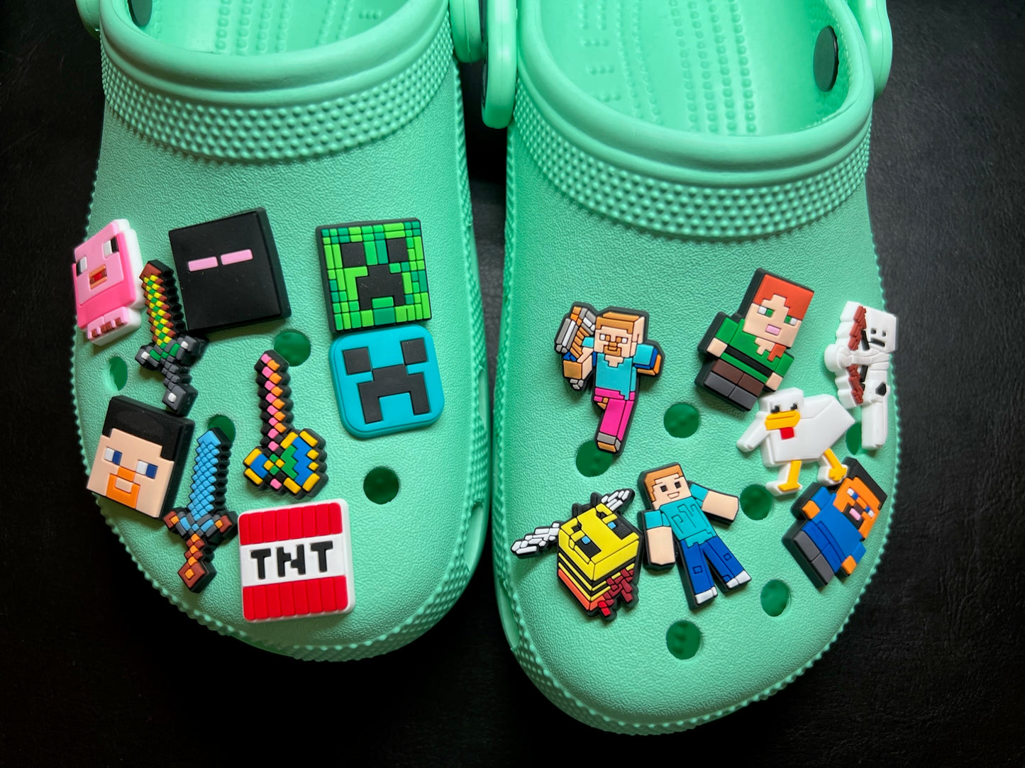 Minecraft Croc shoe charms Shoe Decal Charms JuliesDecal