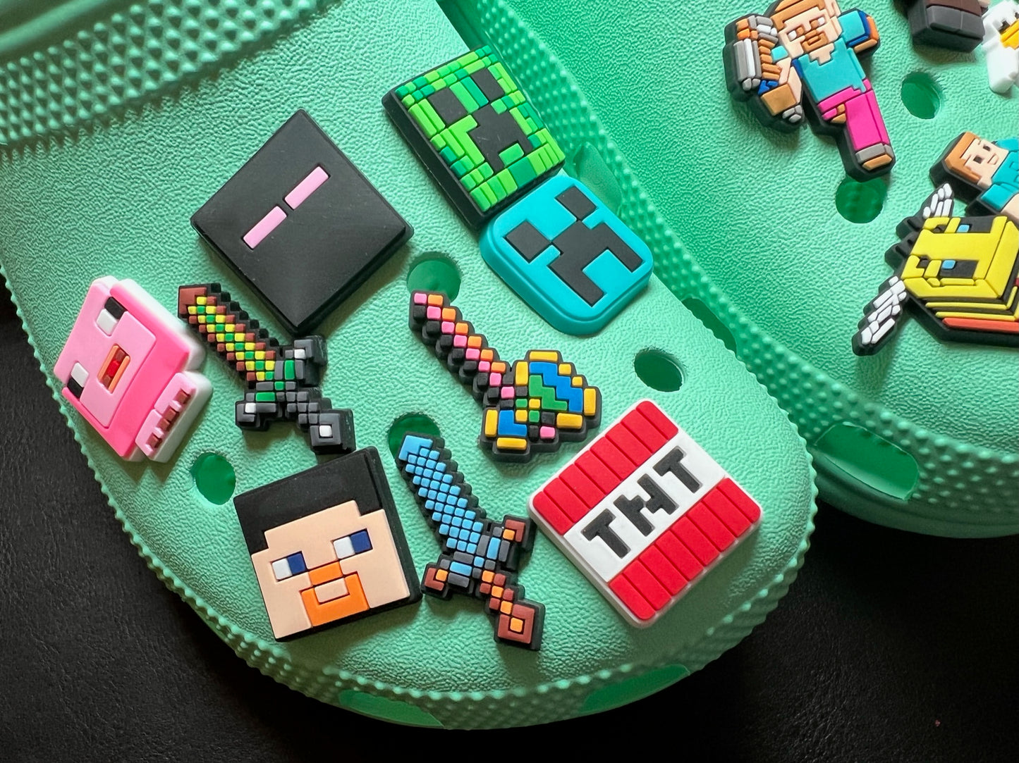 Amuletos de zapatos Minecraft Croc Calcomanías de zapatos JuliesDecal